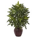 Nearly Natural Bracken Fern with Decorative Planter 6887